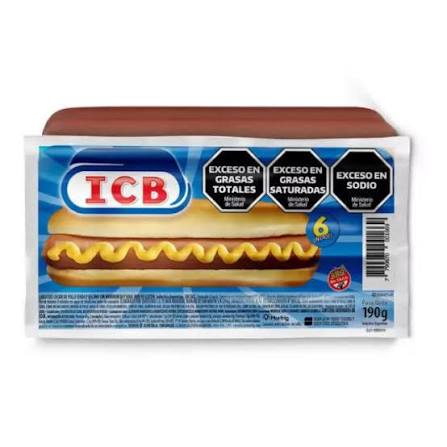 SALCHICHAS ICB   X6 UNIDADES